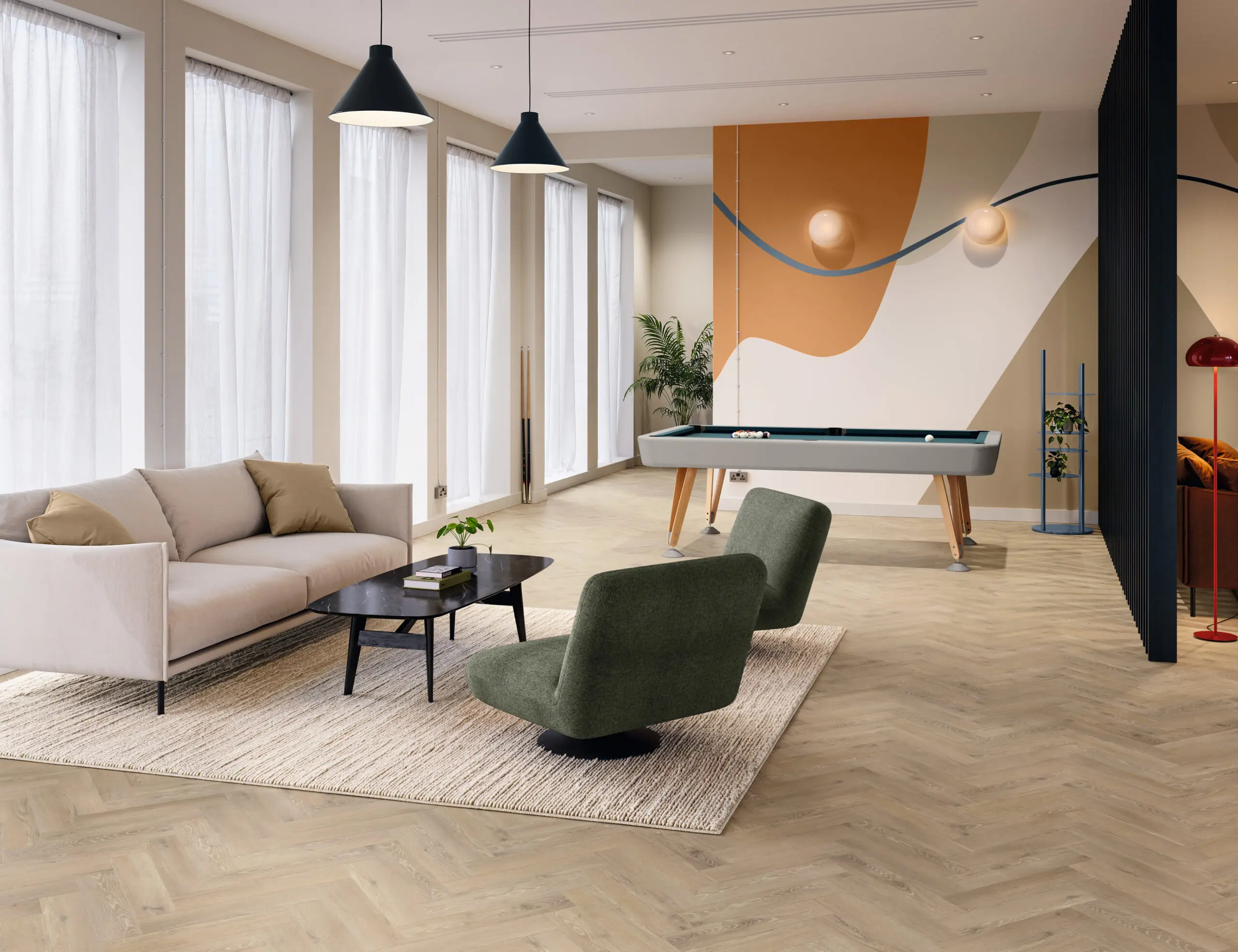 , Location Salle de Réunion: Amtico Spacia LVT : un revêtement de sol magnifiquement simple pour les intérieurs commerciaux – OnOffice